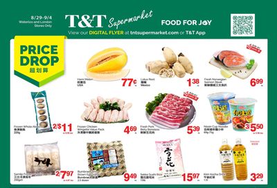 T&T Supermarket (London & Waterloo) Flyer August 29 to September 4