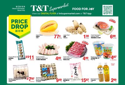 T&T Supermarket (Ottawa & Kanata) Flyer August 29 to September 4