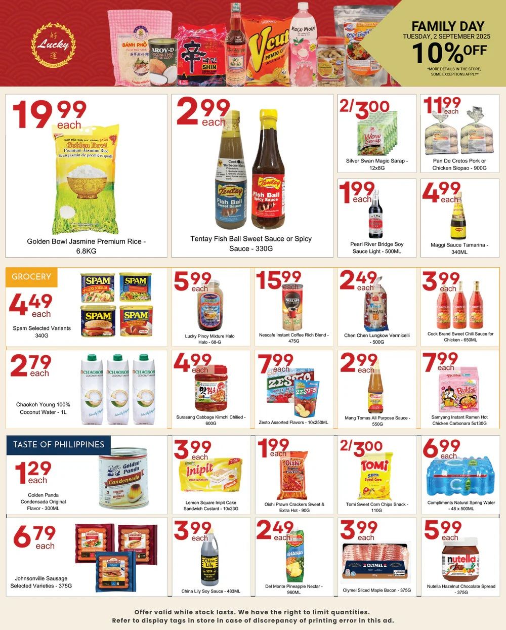 Lucky Supermarket (Winnipeg) Flyer August 29 to September 4