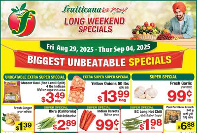 Fruiticana (Calgary) Flyer August 29 to September 4
