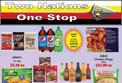 Two Nations One Stop Flyer August 29 to September 4