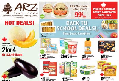 Arz Fine Foods Flyer August 29 to September 4