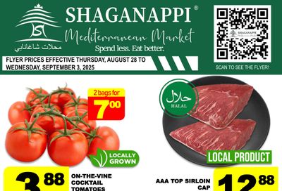 Shaganappi Mediterranean Market Flyer August 28 to September 3