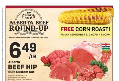 Freson Bros. Flyer September 5 to 11