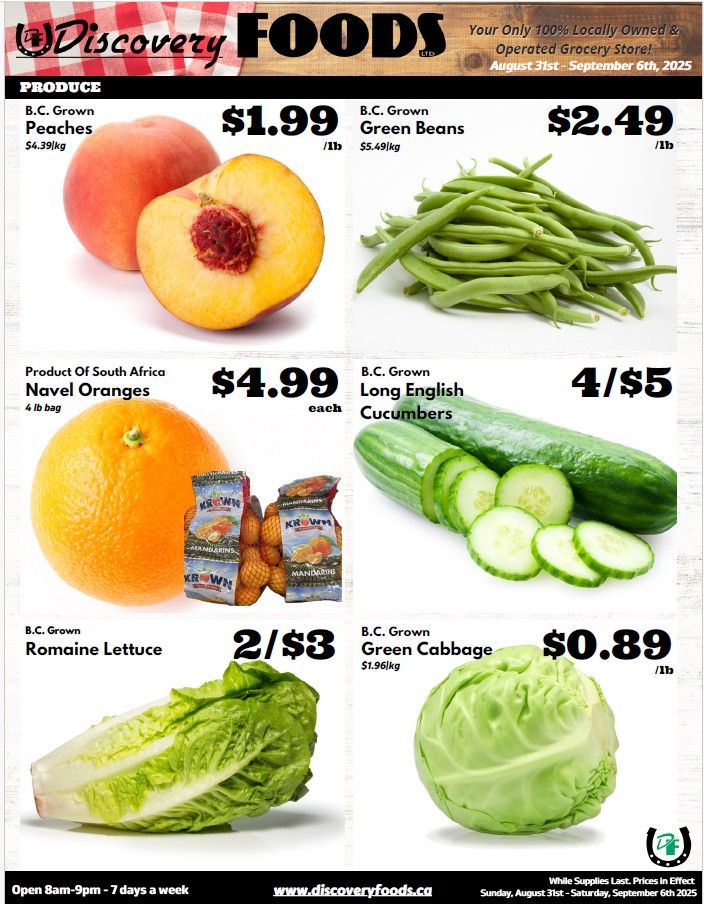 Discovery Foods Flyer August 31 to September 6