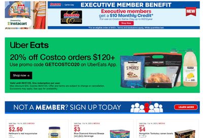 Costco (West, ON & Atlantic Canada) Warehouse Offers September 1 to 14