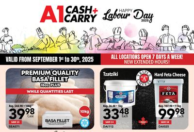 A-1 Cash and Carry Flyer September 1 to 30