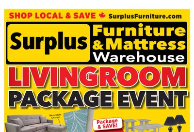 Surplus Furniture & Mattress Warehouse (Calgary, Edmonton) Flyer September 2 to 21 Surplus Furniture & Mattress Warehouse (Calgary, Edmonton) Flyer September 2 to 21