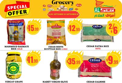 Al-Salam Supermarket Flyer September 2 to 8
