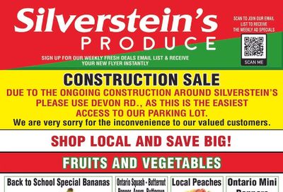Silverstein's Produce Flyer September 2 to 6