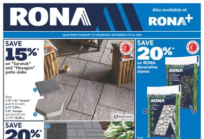 Rona & Rona+ (West) Flyer September 4 to 10