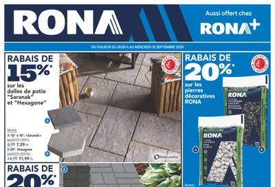 Rona & Rona+ (QC) Flyer September 4 to 10