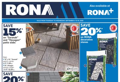 Rona & Rona+ (ON) Flyer September 4 to 10