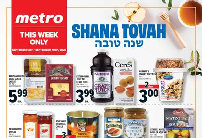 Metro (ON) Shana Tovah Flyer September 4 to 10