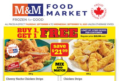 M&M Food Market (Atlantic & West) Flyer September 4 to 10