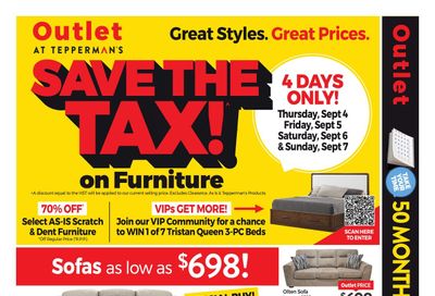 Tepperman's Flyer September 4 to 10