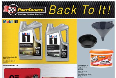 PartSource Flyer September 4 to 10