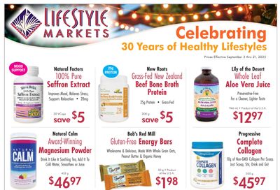Lifestyle Markets Flyer September 3 to 21 Lifestyle Markets Flyer September 3 to 21