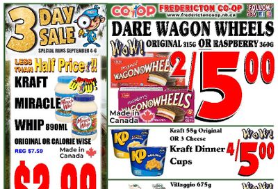 Fredericton Co-op Flyer September 4 to 10
