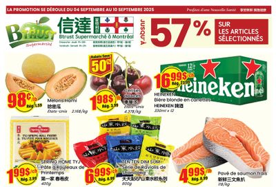 Btrust Supermarket (Montreal) Flyer September 4 to 10