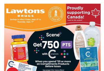 Lawtons Drugs Flyer September 5 to 11 Lawtons Drugs Flyer September 5 to 11