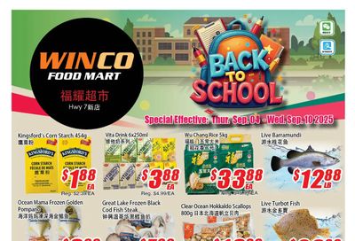 WinCo Food Mart (HWY 7) Flyer September 4 to 10
