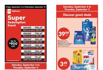 Shoppers Drug Mart (West) Flyer September 6 to 11