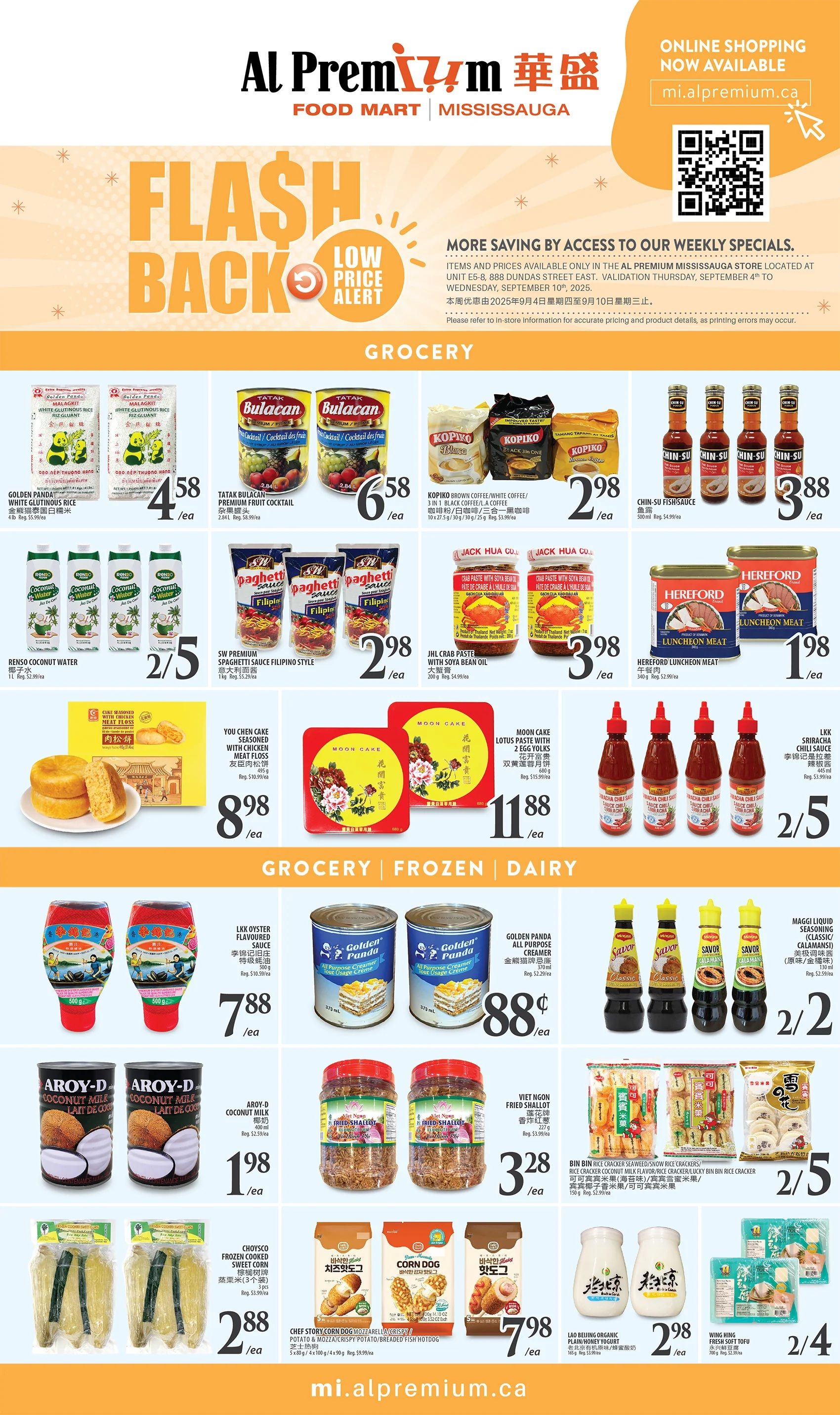 Al Premium Food Mart (Mississauga) Flyer September 4 to 10