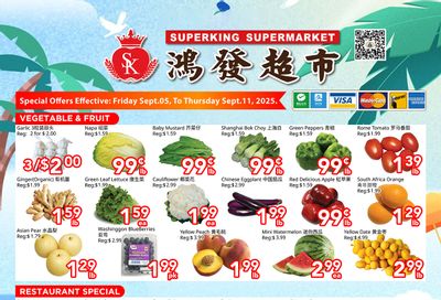 Superking Supermarket (North York) Flyer September 5 to 11