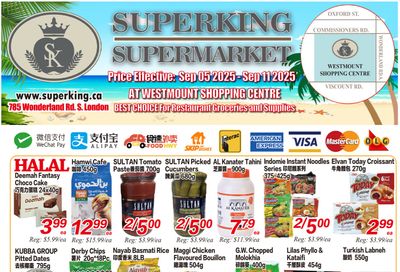 Superking Supermarket (London) Flyer September 5 to 11