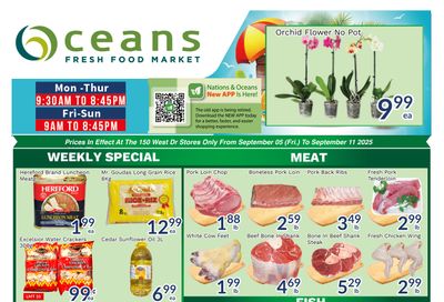 Oceans Fresh Food Market (Brampton) Flyer September 5 to 11