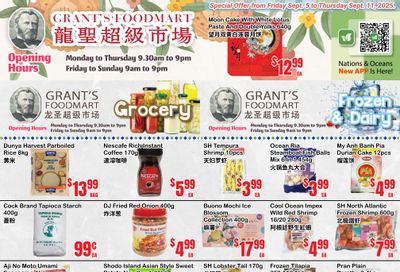 Grant's Food Mart Flyer September 5 to 11 Grant's Food Mart Flyer September 5 to 11