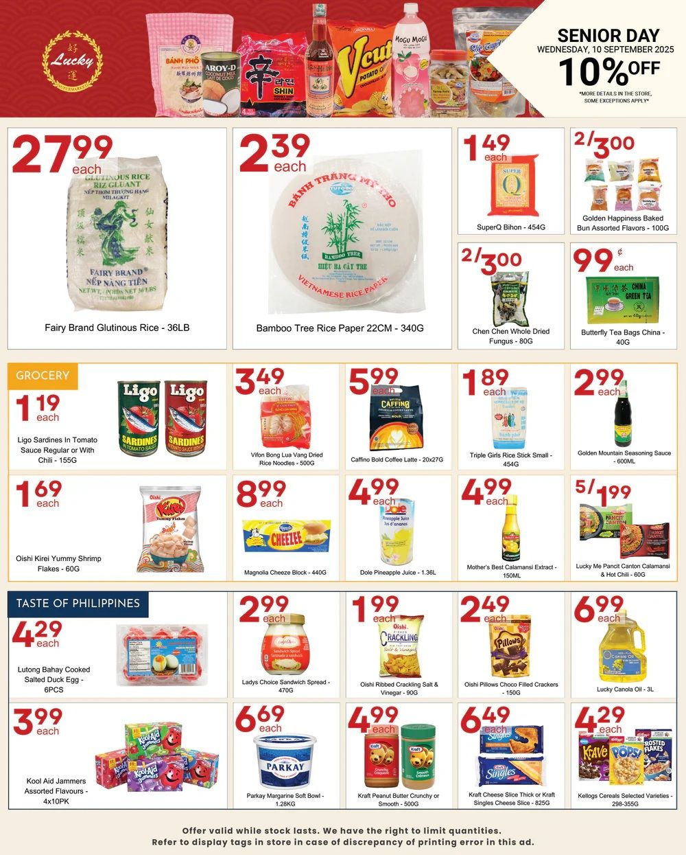 Lucky Supermarket (Winnipeg) Flyer September 5 to 11