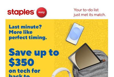 Staples Flyer September 5 to 11 Staples Flyer September 5 to 11