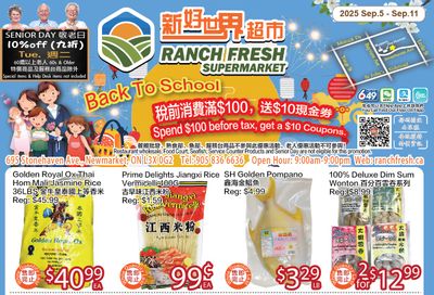 Ranch Fresh Supermarket Flyer September 5 to 11