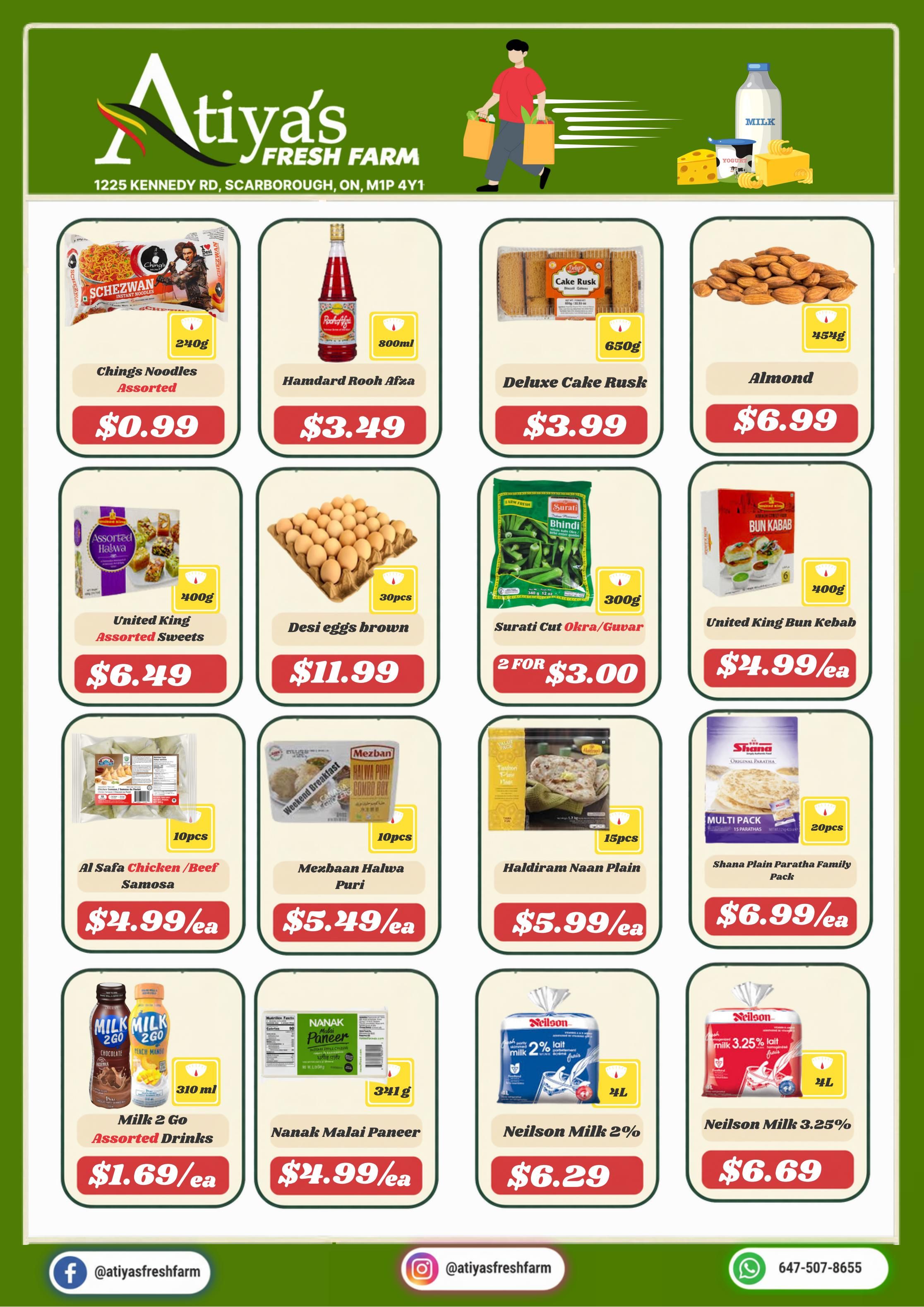 Atiya's Fresh Farm Flyer September 5 to 11