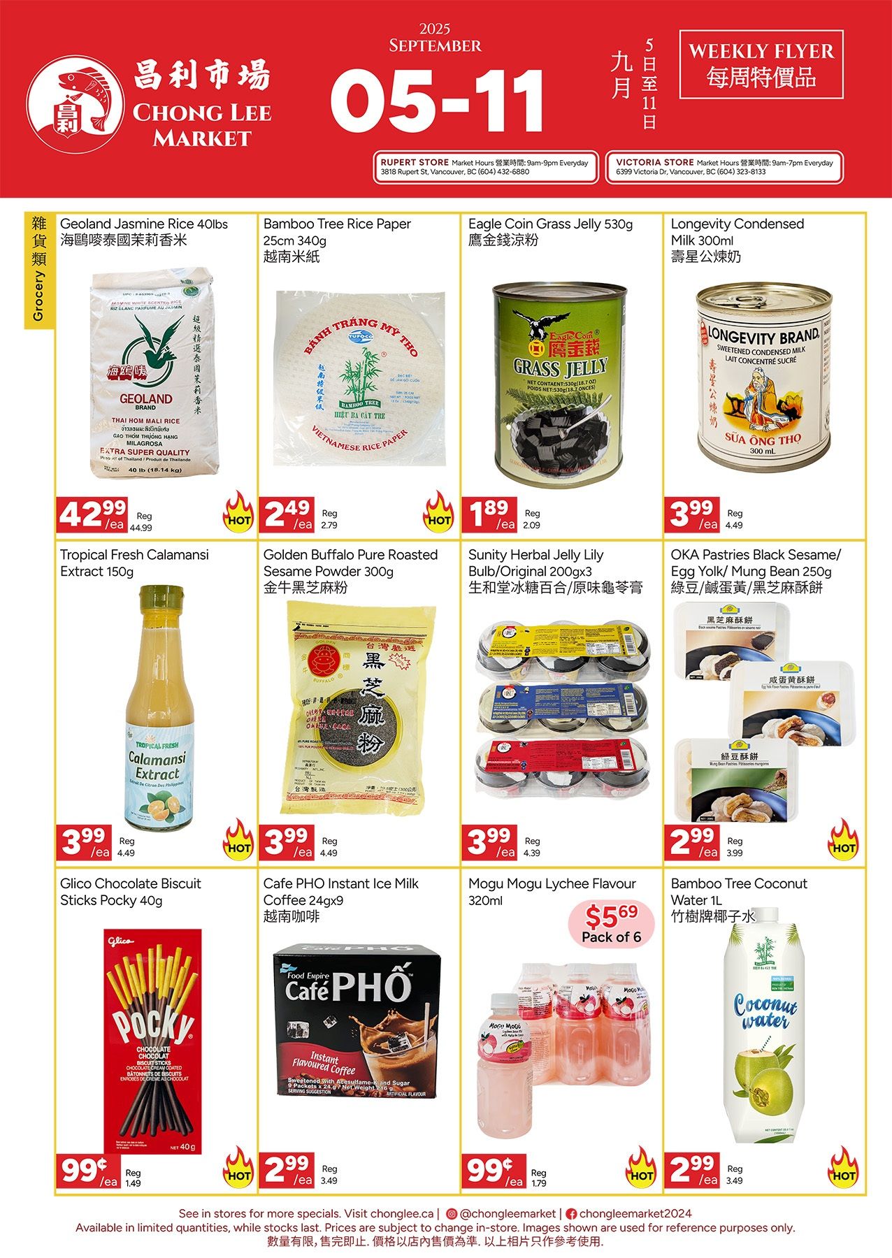 Chong Lee Market Flyer September 5 to 11