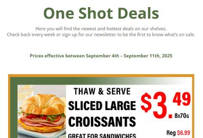 Country Traditions One-Shot Deals Flyer September 4 to 11