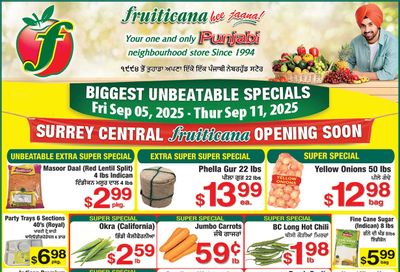 Fruiticana (Chestermere) Flyer September 5 to 11