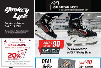 Pro Hockey Life Flyer September 5 to 18 Pro Hockey Life Flyer September 5 to 18