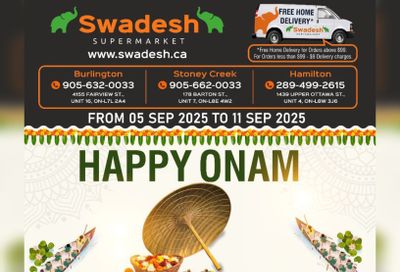 Swadesh Supermarket Flyer September 5 to 11