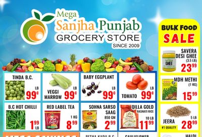 Sanjha Punjab Grocery Store Flyer September 5 to 11