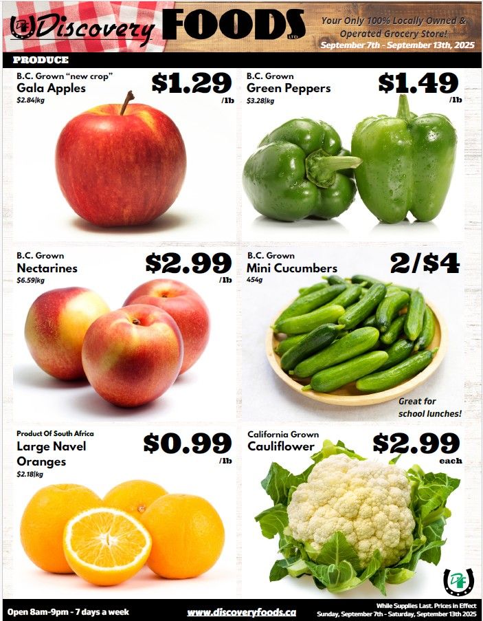 Discovery Foods Flyer September 7 to 13