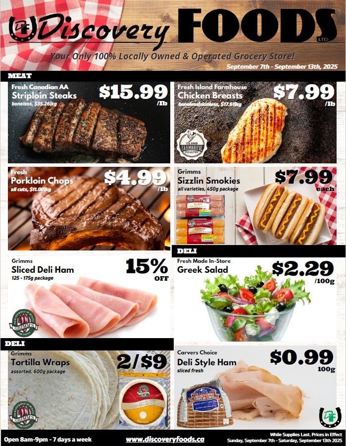 Discovery Foods Flyer September 7 to 13