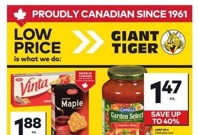 Giant Tiger (West) Flyer September 10 to 16