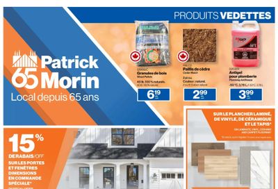 Patrick Morin Flyer September 11 to 17
