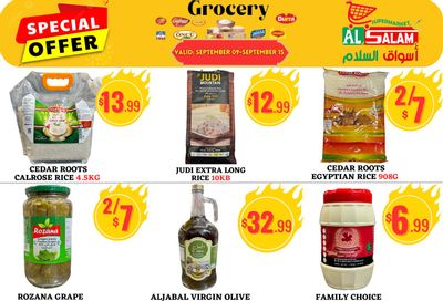 Al-Salam Supermarket Flyer September 9 to 15
