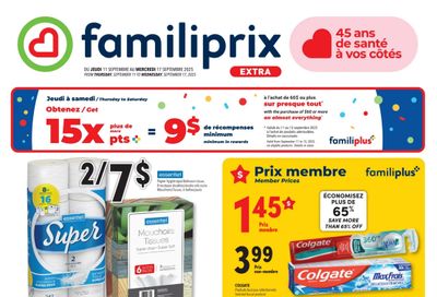 Familiprix Extra Flyer September 11 to 17