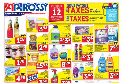 Rossy Flyer September 11 to 17
