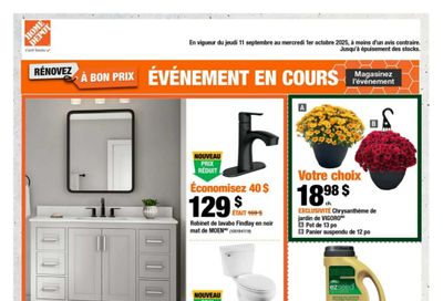 Home Depot (QC) Flyer September 11 to October 1